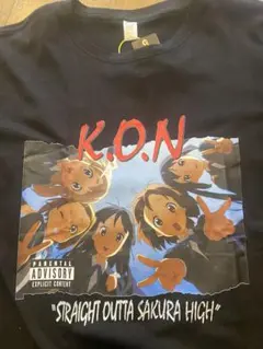 けいおん　 N.W.A アニメTシャツ 2XL ナードコア　opium y2k