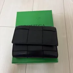 BOTTEGA VENETA 三つ折り財布 ブラックのサムネイル