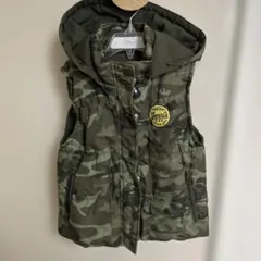 迷彩柄　ベストジャケット