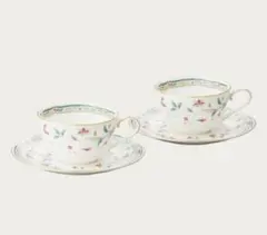 ノリタケ　ティーカップセット　花更紗
