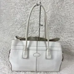 トッズ トートバッグ Dバッグ レザー シボ革 肩掛け ロゴ 大容量