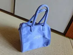 【♡様専用】courreges パイル地 ミニトートバッグ パープルのサムネイル