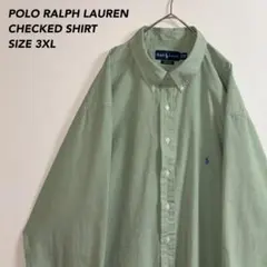 こ*こ様 POLO RALPH LAURENポロラルフローレンチェックボタンダウ