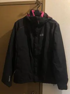 M GORE-TEX アウター 黒 ピンク裏地