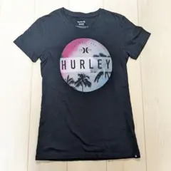 Hurley　ハーレー　ブラックTシャツ　Sサイズ　レディースのサムネイル