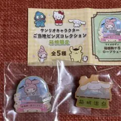 サンリオ ご当地ピンズ 箱根限定 マイメロ シナモロール 2種セット