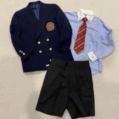 J.PRESS キッズフォーマルスーツ 4点セット　紺ブレ　ダブル　120