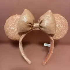 東京ディズニーリゾート ミニー スパンコール カチューシャ ピンク