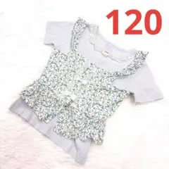 axes kids アンサンブル キャミ 花柄 セット トップス 半袖 120