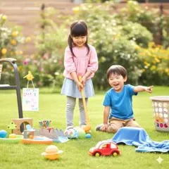 美品‼️Play PopSport HoleIn One Mini ゴルフセット