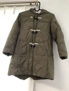 COMME CA ISM ダウンコート 140A オリーブ