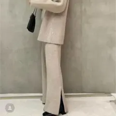 ETRE TOKYO ワイドニットパンツ