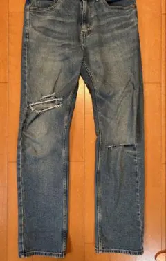 LEVI'S 505 ダメージデニム W30 L32
