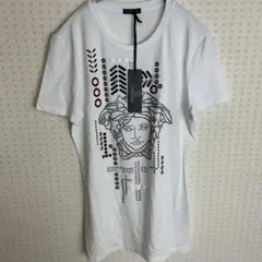 ヴェルサーチ 半袖Tシャツ メデューサプリント レディース SIZE 36 (S) VERSACE ヴェルサーチ VERSACE プリントTシャツ A84736 コットン レディース