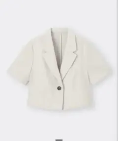 GU ハーフスリーブクロップドジャケット
