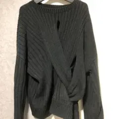 C.F.M. バックオープンツイストニット