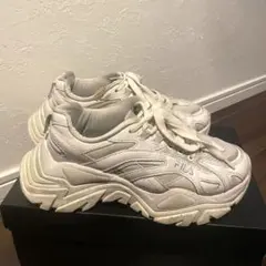 FILA ホワイト スニーカー 厚底