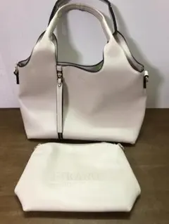 FIRANO トートバック　ライトグレー　1030-4