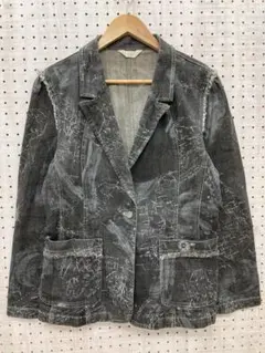 TORNADO トルネード 総刺繍 カットワーク レース ジャケット 黒 L 