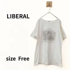 LIBERAL 半袖カットソー オフホワイト N-310のサムネイル