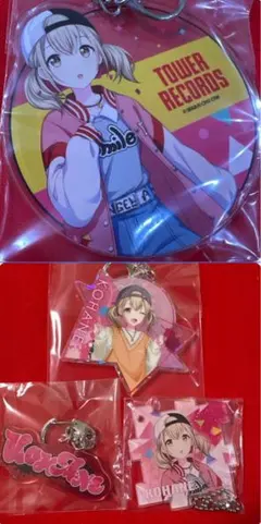 プロセカ　小豆沢こはね　アクリルキーホルダー4個セット