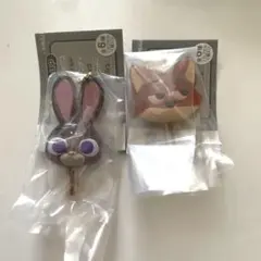 ズートピア　アイスキャンディチャーム ニック&ジュディ