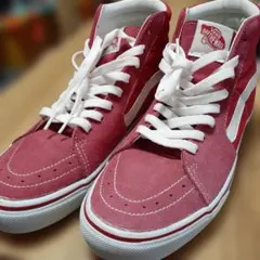 VANS　ハイカットスニーカー　赤色　未使用