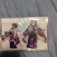 鬼滅の刃「繋ぐ」描き下ろしイラスト　しのぶとカナエ　C賞アクリルスタンドおまけ付