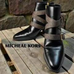 MICHAEL KORS ショートブーツ ロゴ MK 23cm 黒のサムネイル