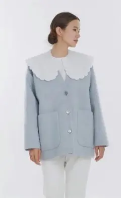 yori ウールモヘアシャギージャケット yori(ヨリ)の「ウールモヘアシャギージャケット【2021AW】9月中旬発売