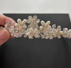 ウェディング ティアラ 箱付き 結婚式 前撮り ブライダルアクセサリー