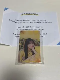 日向坂46 ひなこれ コンプリート特典 アクリルスタンド はちみつ 小坂