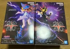 遊戯王シリーズ戦光絶景-闇遊戯・ブラックマジシャンガール-2点
