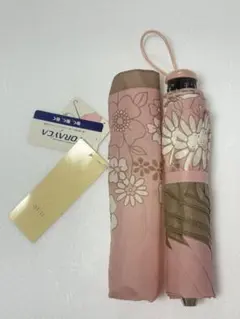 新品　ai:u　折畳み傘　雨傘　超軽量　ピンク　花柄のサムネイル
