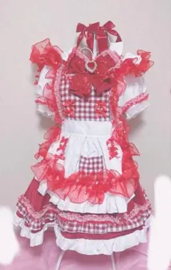 Angelic Pretty おすましDoll ギンガムチェック 赤 OP - メルカリ