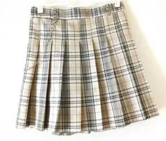 ラブトキ　チェック柄プリーツスカパン