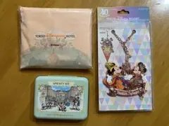 40周年　ディズニー バケパ 限定品　バッグチャーム　ランドホテル　エコバッグ