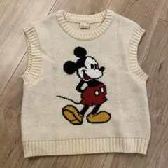 【スマイル❤︎様専用】petit main ミッキーマウス ニットベスト 100