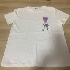 ZARA ホワイト グラフィックTシャツ M