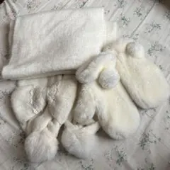 リズリサ　リボンマフラー　ふわふわのサムネイル