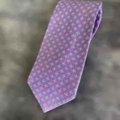 JUNK Brooks Brothers 花柄ネクタイ 紫