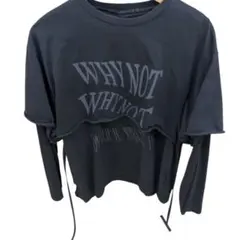 【値下げ可】WHY NOT Layered Long T-shirtのサムネイル