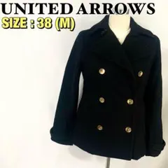 UNITEDARROWS GLR ピーコート サイズ38(M) ブラックのサムネイル