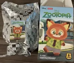 MINISO ズートピア　ニック　私服　ぬいぐるみキーホルダー