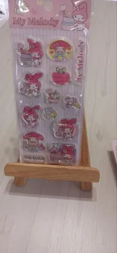 マイメロディ海外製品キラキラウォーターシール　Sanrio