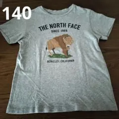 THE NORTH FACE キッズ Tシャツ グレー　140