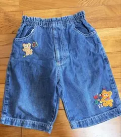 ミキハウス　 デニムハーフパンツ 110