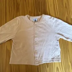 PETIT BATEAU オーガニックコットン カーディガン 36m