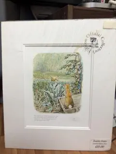 Beatrix Potter ピーターラビット ポスター 額付き ヴィンテージ