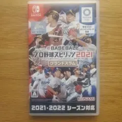 美品　プロ野球スピリッツ2021 グランドスラムNintendo Switch
